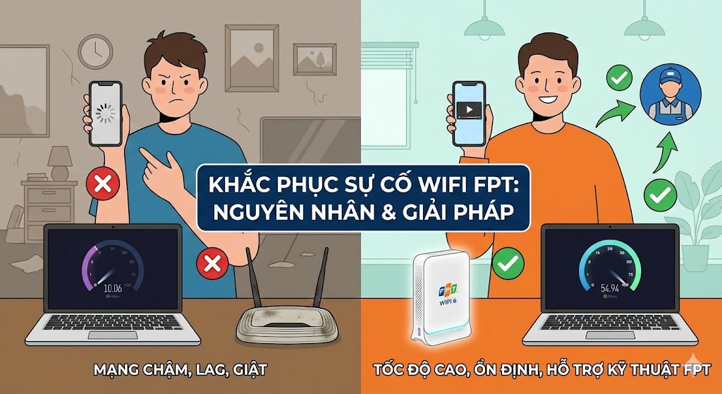Vì Sao Kết Quả Kiểm Tra Mạng Sai? Cách Đo Đúng Cho WiFi FPT Tại Nhà
